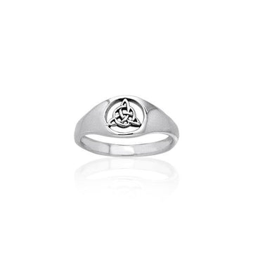 Celtic Triquetra Sterling Silver Ring TRI877 - Jewelry